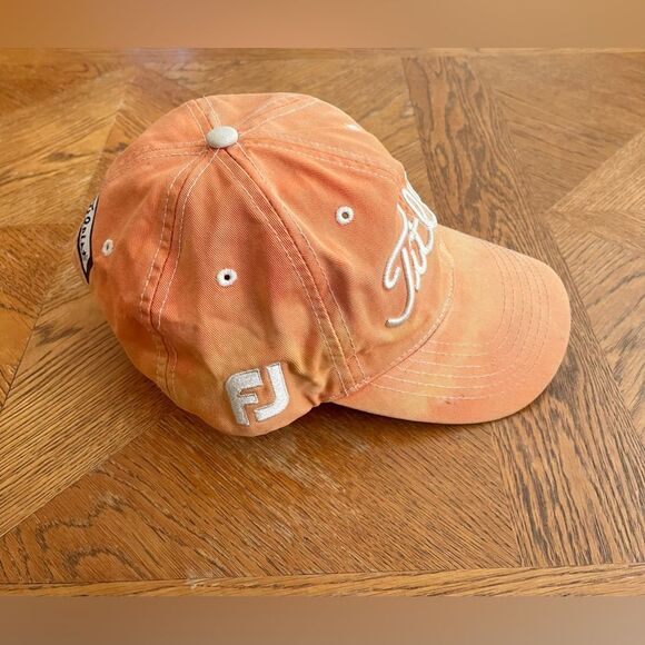Titleist Hat Adjustable FJ Orange Cotton - Picture 5 of 9